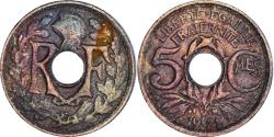 World Coins - Coin, France, Lindauer, 5 Centimes, 1921, , Copper-nickel, KM:875