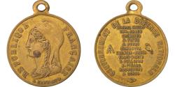 World Coins - France, Medal, Government of National Defense, 1870, Copper,