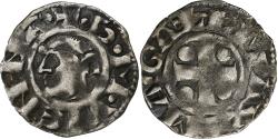 World Coins - Archbishopric of Vienne, Denier, ca. 1200-1250, Vienne, Billon,