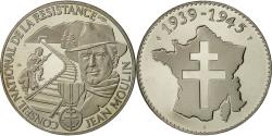 World Coins - France, Medal, 1939-1945, Conseil National de la Résistance, Jean Moulin