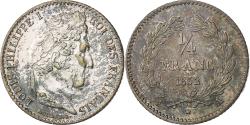 World Coins - France, Louis Philippe I, 1/4 Franc, 1832, Paris, Silver, , Gadoury:355