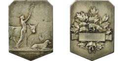 World Coins - France, Medal, Elevage, Journal de l'Acclimatation, Paris, , Silvered
