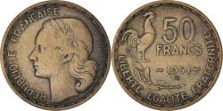 World Coins - Coin, France, Guiraud, 50 Francs, 1951, Beaumont - Le Roger,