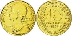 World Coins - Coin, France, Marianne, 10 Centimes, 1991, Paris, , Aluminum-Bronze