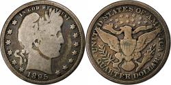 Us Coins - United States, Barber Quarter, 1895, Philadelphia, Silver, , KM:114