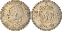 World Coins - Coin, Norway, Olav V, 5 Kroner, 1969, , Copper-nickel, KM:412
