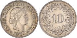 World Coins - Coin, Switzerland, 10 Rappen, 1951