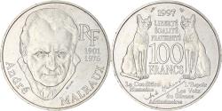 World Coins - France, André Malraux, 100 Francs, 1997, Paris, , Silver, KM:1188