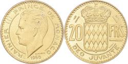 World Coins - Coin, Monaco, Rainier III, 20 Francs, 1950, Paris, ESSAI,