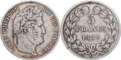 World Coins - Coin, France, Louis-Philippe, 5 Francs, 1837, Rouen, , Silver