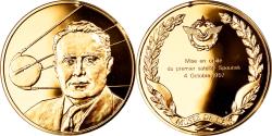 World Coins - France, Medal, Conquête de l'Air, 1er Satellite Spoutnik, Aviation,