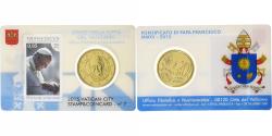 World Coins - Vatican, Francis, 50 Euro Cent, Stamp and coin card.n°7, 2015, Rome, Nordic