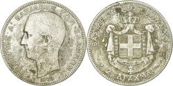 World Coins - Coin, Greece, George I, 2 Drachmai, 1873, Paris, , Silver, KM:39