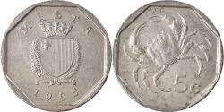 World Coins - Coin, Malta, 5 Cents, 1995