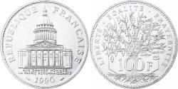 World Coins - France, 100 Francs, Panthéon, 1990, Paris, Silver, , KM:951.1