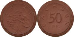 World Coins - Germany, Medal, 50 Pfennig, Freistadt Sachsen, 1921, , Porcelain