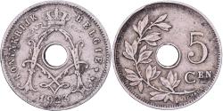 World Coins - Belgium, Albert I, 5 Centimes, 1923, Brussels, Copper-nickel, , KM:67
