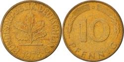 World Coins - Coin, GERMANY - FEDERAL REPUBLIC, 10 Pfennig, 1978, Munich, , Brass