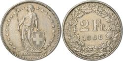 World Coins - Coin, Switzerland, 2 Francs, 1968, Bern, , Copper-nickel, KM:21a.1