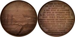 World Coins - France, Medal, Livraison du bassin du Port de Calais, 1842, Bronze, Dubois