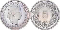 World Coins - Coin, Switzerland, 5 Rappen, 1979, Bern, Proof, , Copper-nickel, KM:26