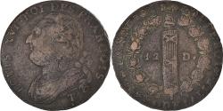 World Coins - Coin, France, Louis XVI, 12 Deniers, 1792, Saumur, , Bronze, Gadoury:15