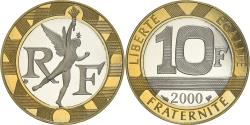World Coins - Coin, France, Génie, 10 Francs, 2000, Paris, Proof / BE,