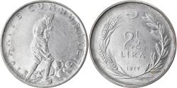 World Coins - Coin, Turkey, 2-1/2 Lira, 1977, , Stainless Steel, KM:893.2