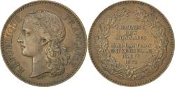 World Coins - France, Medal, French Third Republic, 1878, Copper, Barre,