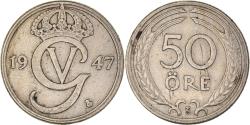 World Coins - Coin, Sweden, 50 Öre, 1947