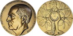 World Coins - France, Medal, François Mitterrand, Ici et Maintenant, Politics, 1988, Scarpa