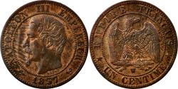 World Coins - Coin, France, Napoleon III, Napoléon III, Centime, 1857, Lille,