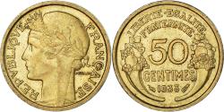 World Coins - Coin, France, Morlon, 50 Centimes, 1938, , Aluminum-Bronze, KM:894.1