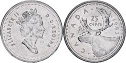 World Coins - Canada, Elizabeth II, 25 Cents, 1993, Royal Canadian Mint, Nickel,