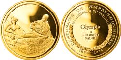 World Coins - France, Medal, Arts & Culture, Olympia de Edouard Manet, , Vermeil