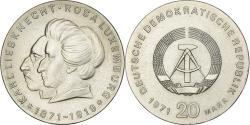 World Coins - Democratic Republic of Germany, 20 Mark, 1971, Silver, , KM:32
