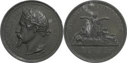 World Coins - France, Medal, Napoléon III, Exposition Universelle de Paris, 1855, Zinc