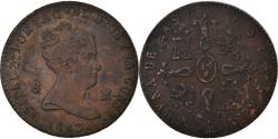 World Coins - Coin, Spain, Isabel II, 8 Maravedis, 1843, Jubia, , Copper, KM:531.2