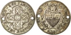 World Coins - Coin, SWISS CANTONS, VAUD, 5 Batzen, 1827, , Silver, KM:21.2