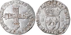 World Coins - France, Louis XIII, 1/4 Ecu, 1627, Bayonne, Silver, , Gadoury:27