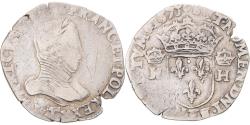 World Coins - Coin, France, Henri III, Teston, 4e type au col plat, 1575, Nantes,