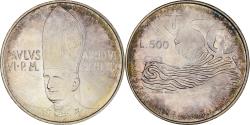 World Coins - Coin, VATICAN CITY, Paul VI, 500 Lire, 1969, Roma, , Silver, KM:115
