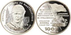 World Coins - Coin, France, Général Leclerc, 100 Francs, 1994, Proof, , Silver