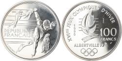 World Coins - Coin, France, Albertville - Speed Skating, 100 Francs, 1990, ESSAI,