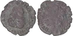 World Coins - Coin, FRENCH STATES, Franche-Comté, Philip IV, 2 Deniers, Dole,