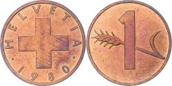 World Coins - Coin, Switzerland, Rappen, 1980, Bern, , Bronze, KM:46