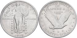Us Coins - United States, Standing Liberty Quarter, 1918, Philadelphia, Silver,