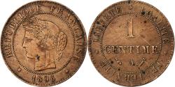 World Coins - France, Centime, Cérès, 1896, Paris, Bronze, , Gadoury:88, KM:826.1