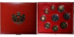 World Coins - Monaco, Rainier III, Coffret 1c. à 5€, sainte Dévote, Proof, 2004, MDP