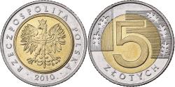 World Coins - Poland, 5 Zlotych, 2010, Warsaw, Bi-Metallic, , KM:284